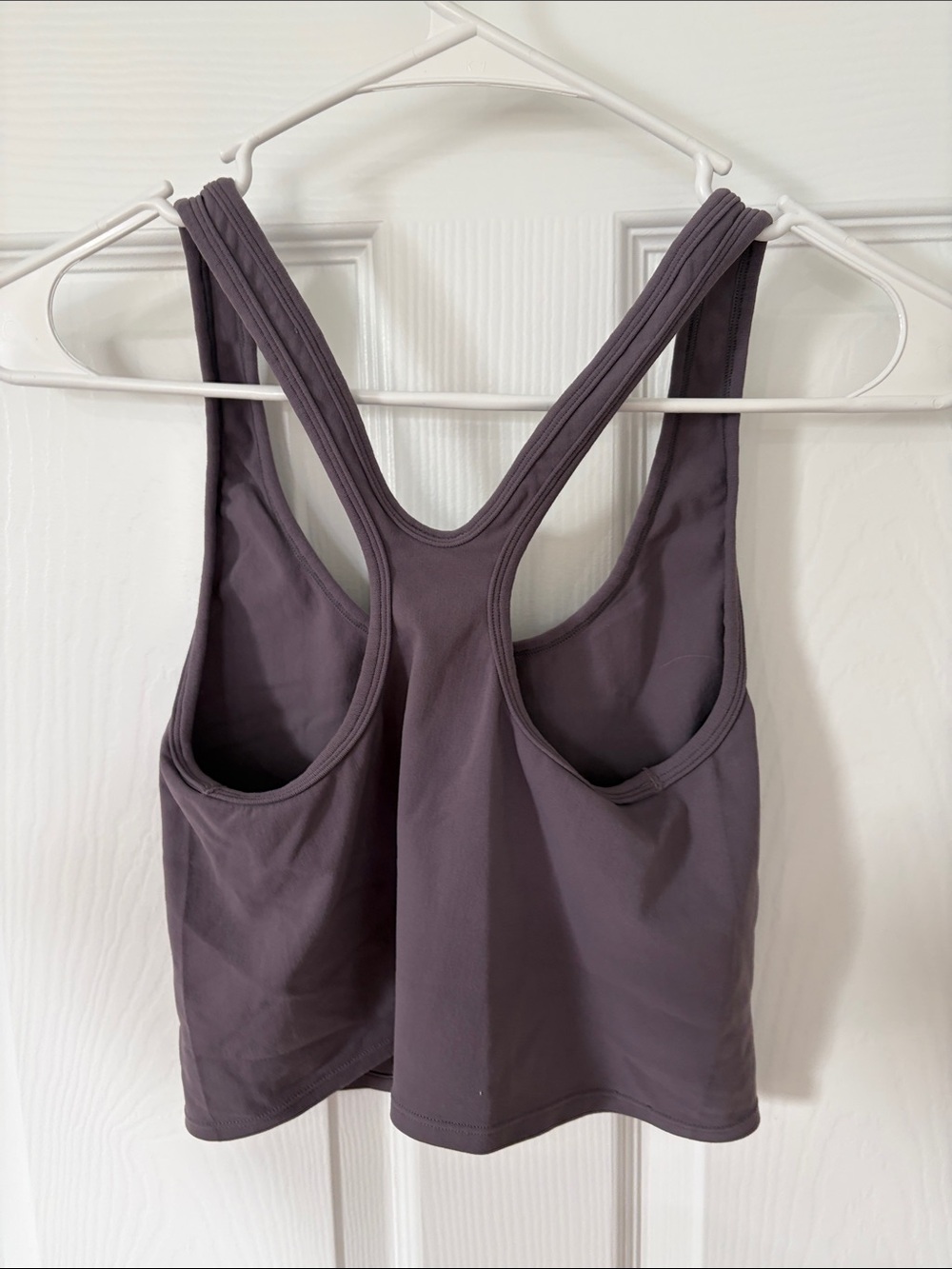Fabletics Purple Racerback Crop Tank - Picture 2 of 2